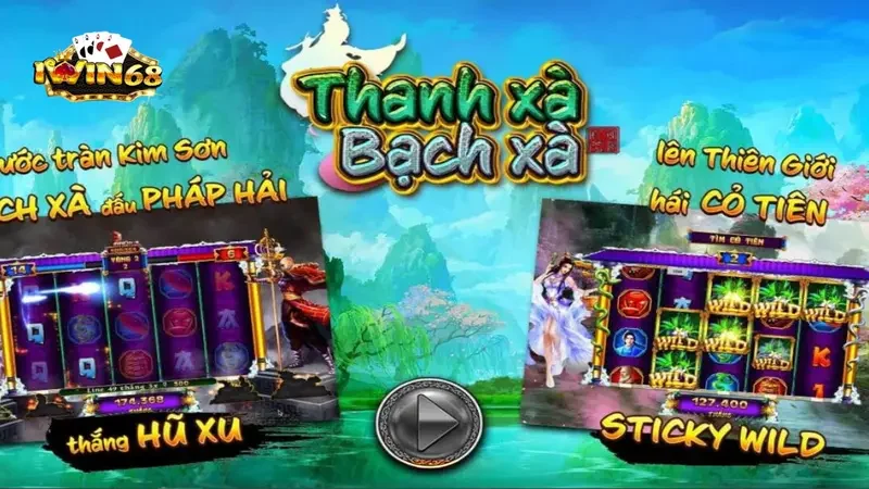 Giới thiệu tổng quát về slot game Thanh Xà Bạch Xà Iwin68